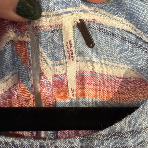FP Movement by Free People Striped Blouse - Blue and Pink - Picture 3 of 3